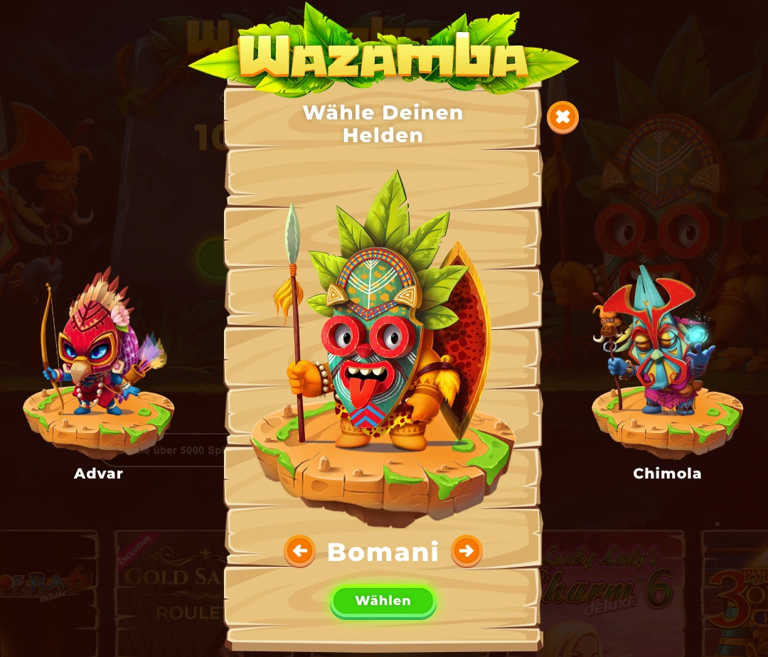 Wazamba Casino Registrierung